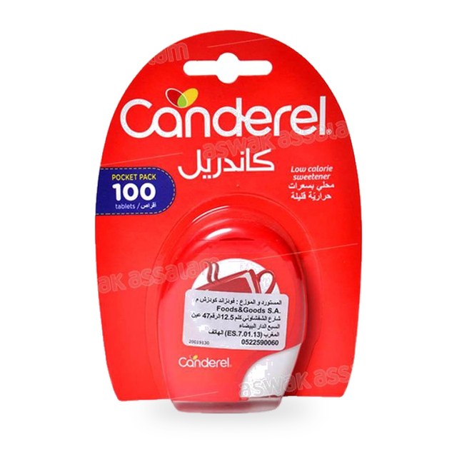 EDULCORANT DISTRIBUTEUR 100 COMPRIMES CANDEREL