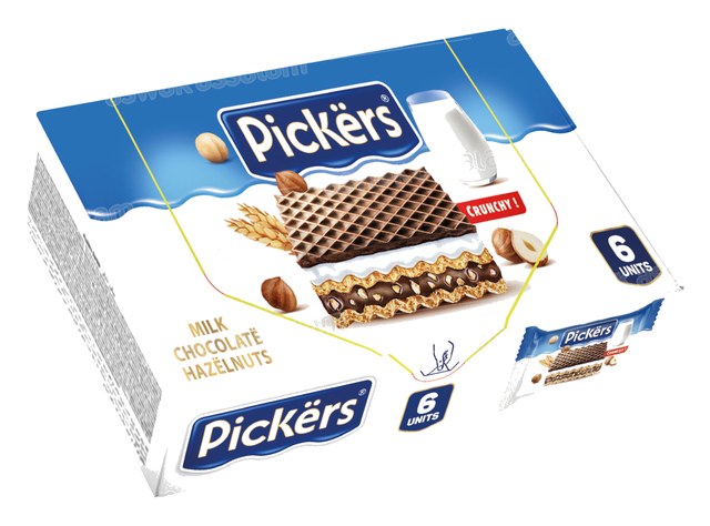 GAUFRETTES CRUNCHY PACK 6*25G PICKERS
