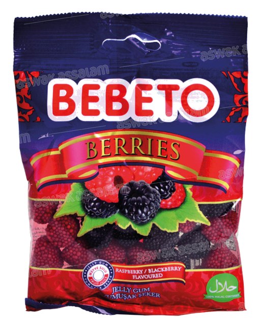 GOMMES BERRIES 80G BEBETO