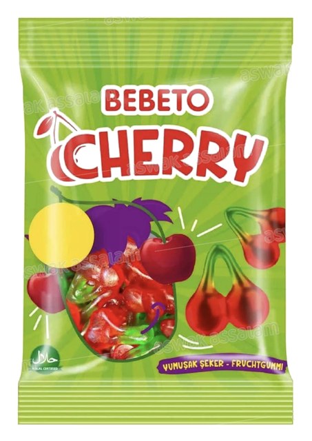 GOMMES CHERRY 80G BEBETO