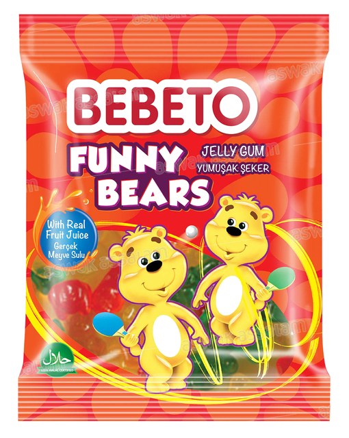 GOMMES FUNNY BEARS 100G BEBETO