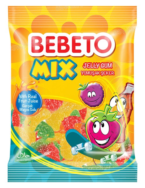 GOMMES MIX 100G BEBETO