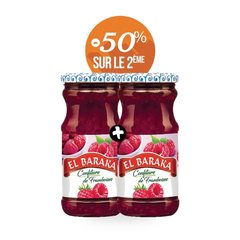Lot de 2 confitures de framboises 37cl – EL BARAKA