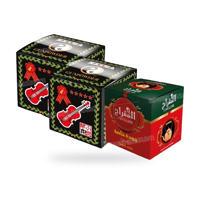 PACK DE 2 THES VERTS EN GRAINS 200G VIOLON (THE VERT BOUILLOIRE 143G GRATUIT)