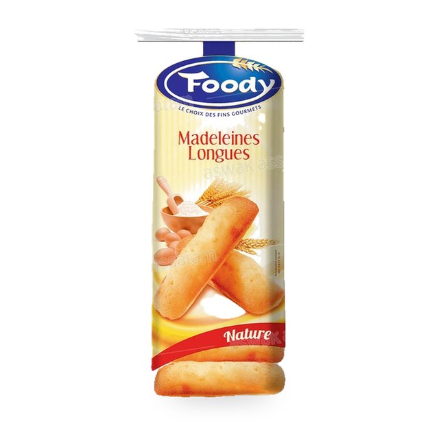 MADELEINES LONGUES NATURE 250G FOODY