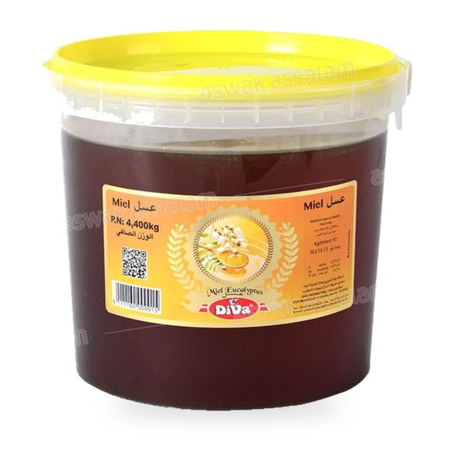 MIEL SEAU PLASTIQUE 4,4KG DIVA