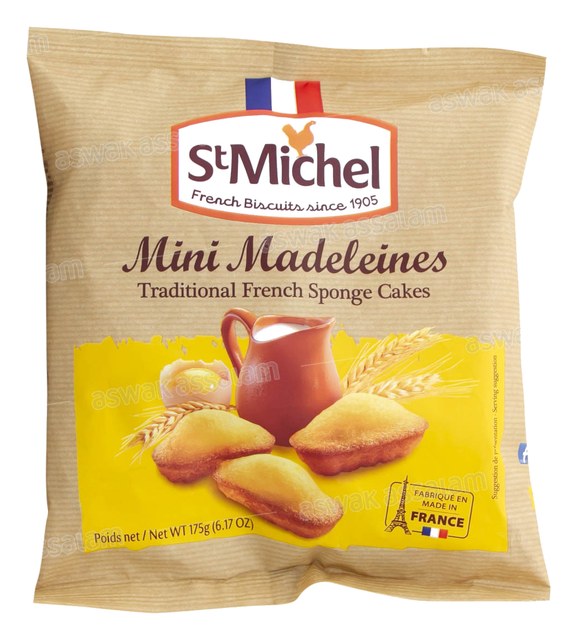 MINI MADELEINES NATURES 175G ST MICHEL