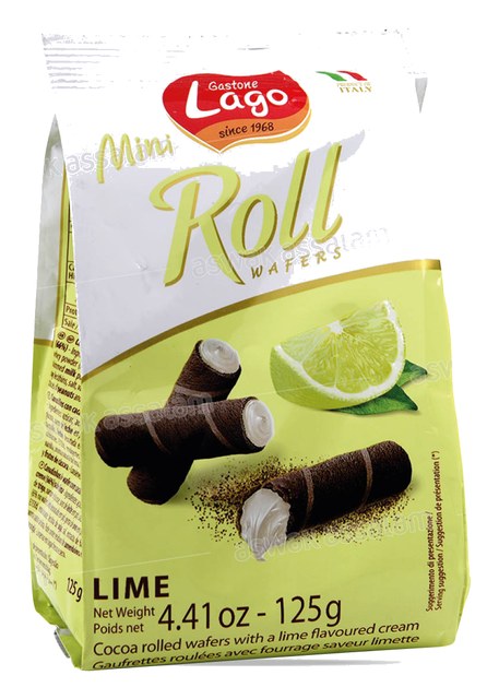 MINI-ROLL FOURRES CITRON 125G GASTONE LAGO