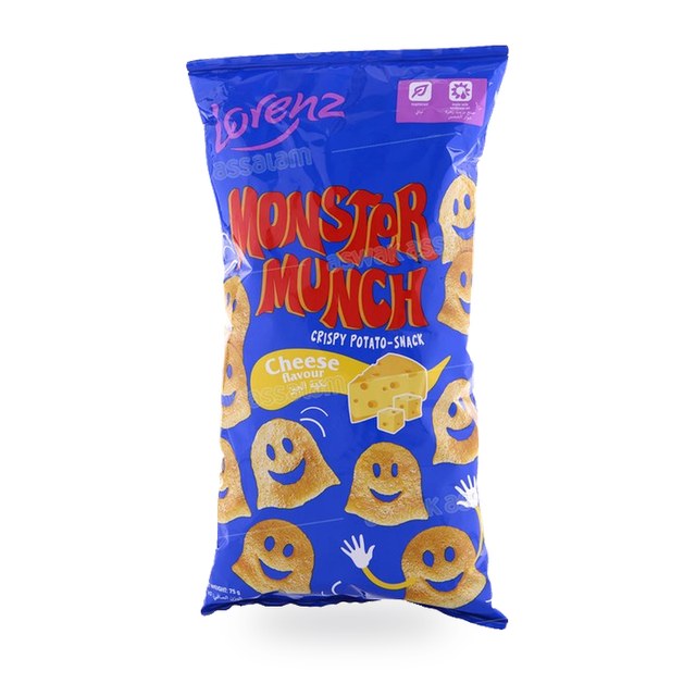 MONSTER MUNCH FROMAGE 75G LORENZ