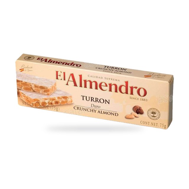 NOUGAT CRUNCHY AMANDE 75G TURRON EL ALMENDRO