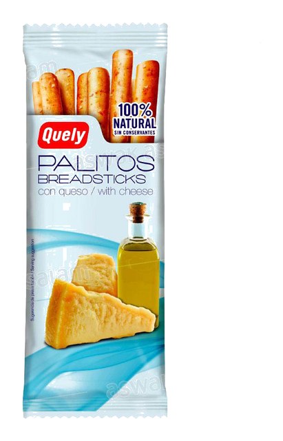 PAIN STICK AU FROMAGE 100% NATUREL 50G QUELY