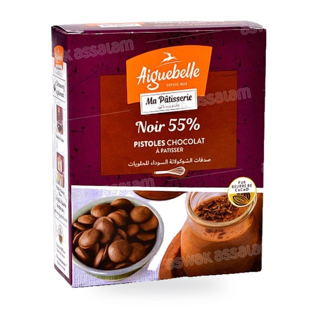 PISTOLES CHOCOLAT NOIR 55% 250G MA PATISSERIE AIGUEBELLE