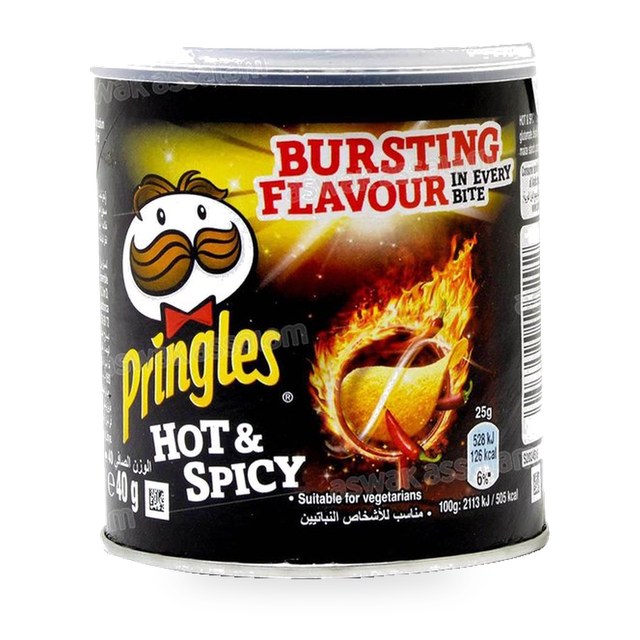 PRINGLES HOT & SPICY 40G