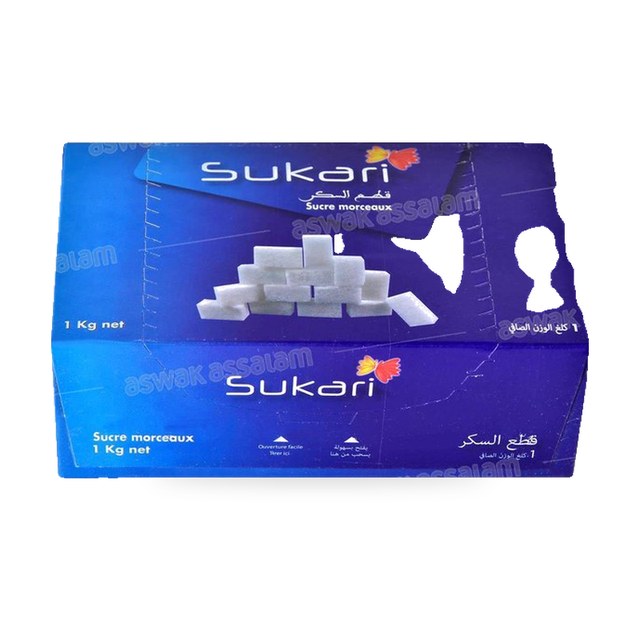 SUCRE EN MORCEAUX 1KG SUKARI