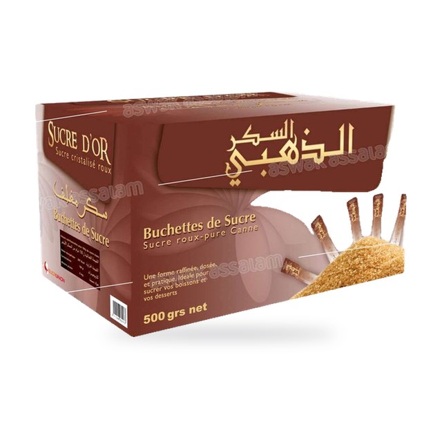 SUCRE ROUX BUCHETTES 500G SUCRE D’OR