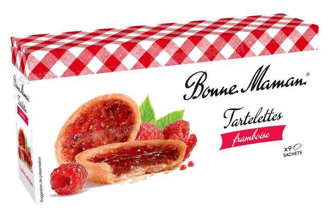 TARTELETTES FRAMBOISE 9 UNITES 135G BONNE MAMAN