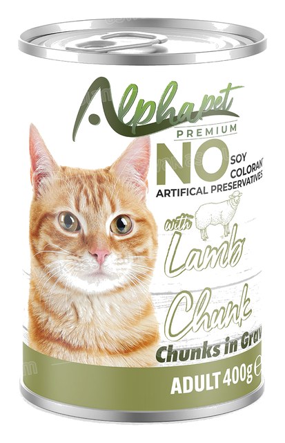 BOUCHEES AGNEAU POUR CHAT ADULTE 400G ALPHAPET