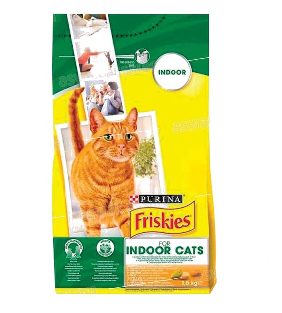 CROQUETTE 1.5KG POUR CHAT D’INTERIEUR FRISKIES