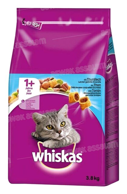CROQUETTES POUR CHAT ADULTE AU THON 3,8KG WHISKAS