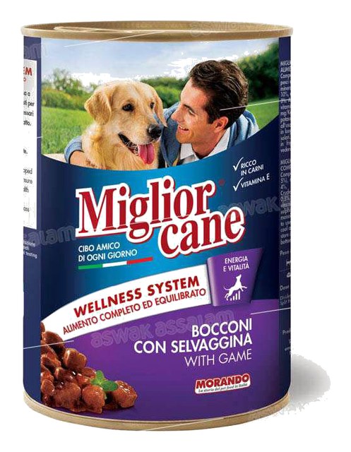 DIVERSES VIANDES 405G POUR CHIEN MIGLIOR CANE MORANDO