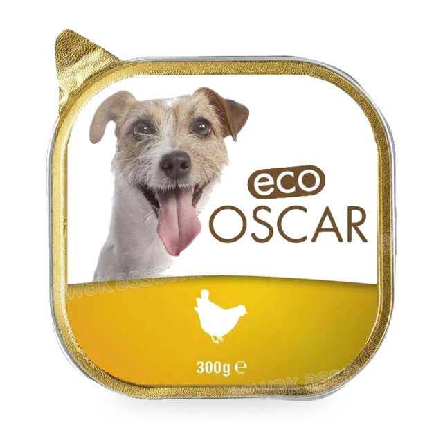 PATE POULET EN BARQUETTE POUR CHIEN 300G ECO OSCAR