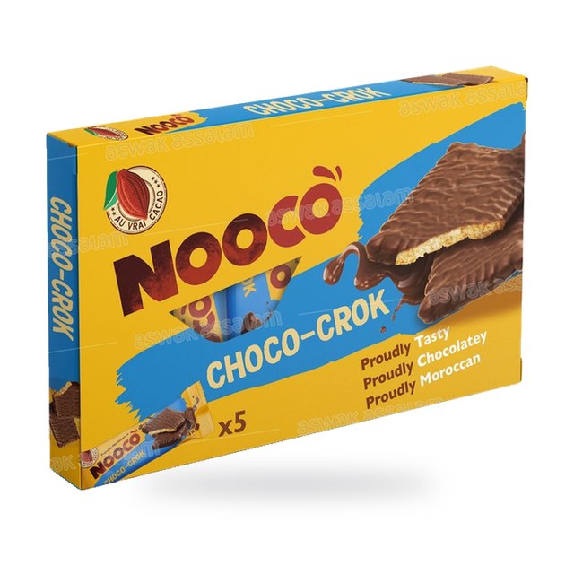 BISCUIT ENROBE CHOCOLAT PACK 5*44G CHOCO-CROK NOOCO