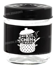 Bocal de Conservation en Verre Decore 425 ml My Kitchen My Rules