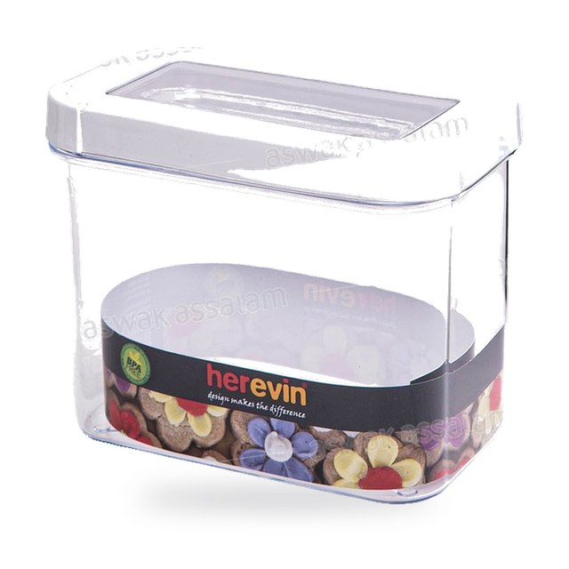 BOITE DE CONSERVATION BLANCHE 1,2L HEVERIN