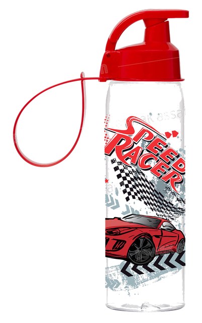 BOUTEILLE SPORT EN PLASTQIUE 500ML SPEED RACER