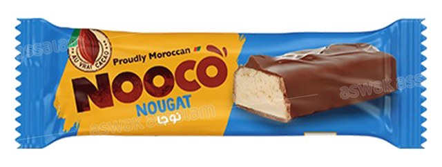 BARRE CHOCOLAT NOUGAT 34G NOOCO
