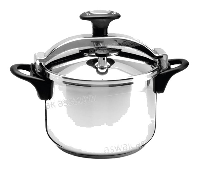 COCOTTE EN INOX 6L LAMACOM (JOINT DE REMPLACEMENT GRATUIT)