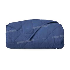 COUVRE-LIT 160*220CM + 1 TAIE D’OREILLER 50*70CM UNI BLEU