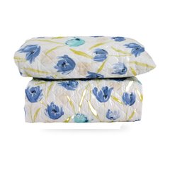 COUVRE-LIT 240*220CM + 2 TAIES D’OREILLER 50*70CM IMPRIME FLEURS