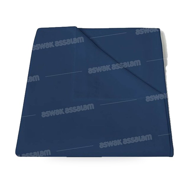 DRAP PLAT COTONELLE 180*270CM BLEU MARINE RICHBOND