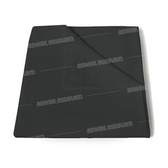 DRAP PLAT COTONELLE 180*270CM NOIR RICHBOND