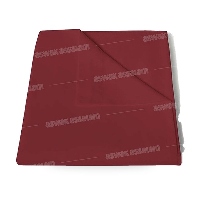 DRAP PLAT COTONELLE 240*270CM GRENAT RICHBOND