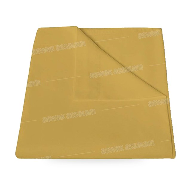 DRAP PLAT COTONELLE 240*270CM MOUTARDE RICHBOND
