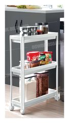 Etagere de Rangement Blanche 3 Niveaux 54*71*18cm
