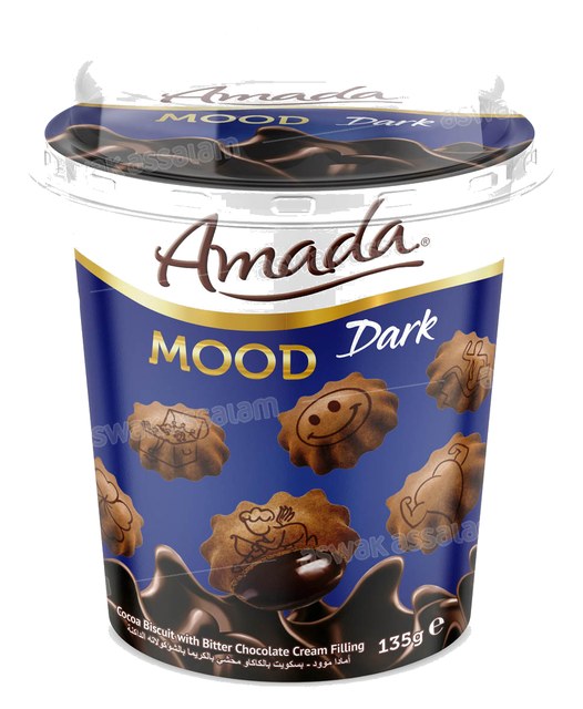 BISCUIT AU CHOCOLAT MOOD DARK 135G AMADA