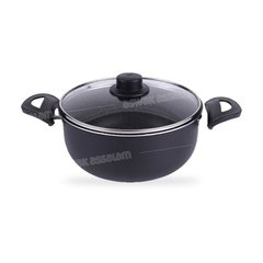 MARMITE BASSE REVETEMENT EN GRANITE 26CM