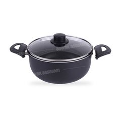MARMITE BASSE REVETEMENT EN GRANITE 28CM