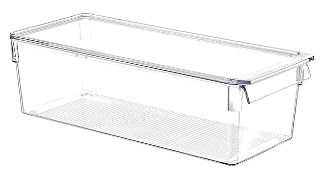 ORGANISATEUR TRANSPARENT AVEC COUVERCLE 36*15*10CM