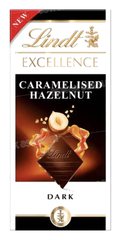 CHOCOLAT NOIR AUX NOISETTES CARAMELISEES 100G EXCELLENCE LINDT