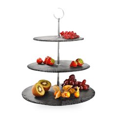 PLAT DE PRESENTATION 3 NIVEAUX EN ARDOISE