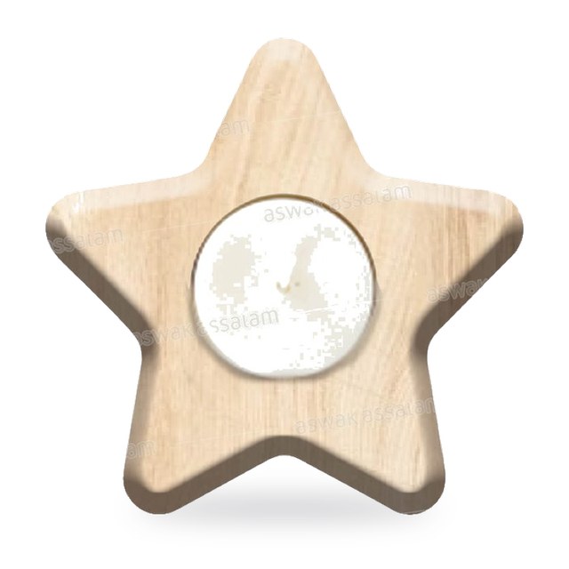 PORTE BOUGIE ETOILE 10*10CM + 1 BOUGIE OFFERTE