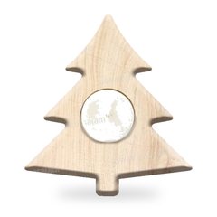 PORTE BOUGIE SAPIN 13*12CM + 1 BOUGIE OFFERTE