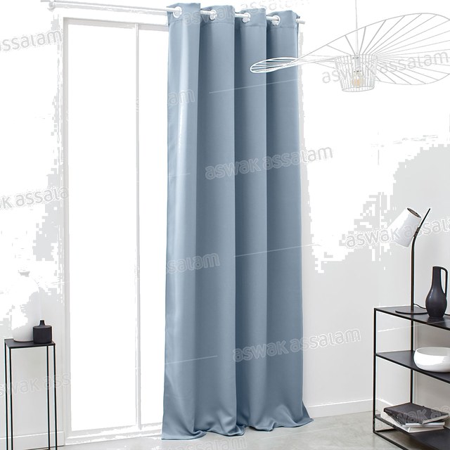 RIDEAU 140X240CM BLEU
