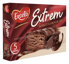 BARRE NOUGAT & CHOCOLAT EXTREM PACK DE 5 UNITES 34G EXCELO