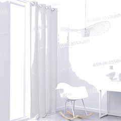 RIDEAU OCCULTANT 140X240CM BLANC