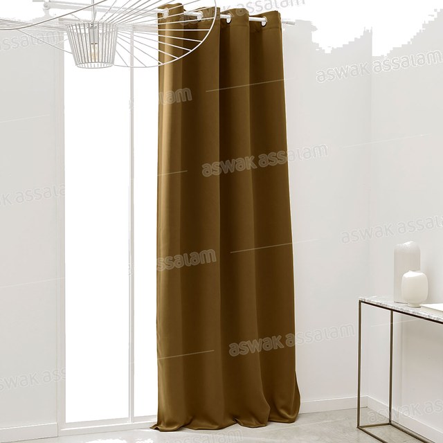 RIDEAU OCCULTANT 140X240CM MARRON